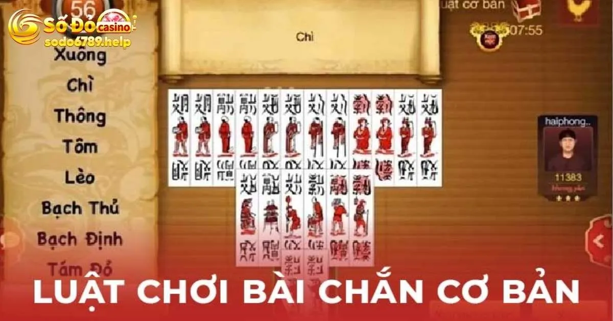 Chi tiết quy tắc game bài chắn